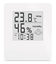 Цифровий гігрометр-термометр Склоприлад Т-17 з годинником, білий (404683) - мініатюра 1