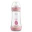 Пляшечка для годування Chicco Perfect 5, з силіконовою соскою, 240 мл, рожевий (20223.10.40) - мініатюра 1