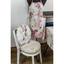 Подушка на стілець Прованс Орхідея, кругла, 40 см, бежева (30946) - мініатюра 3