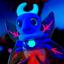 Интерактивная мягкая игрушка Glowies, светлячек, синий (GW002) - миниатюра 7