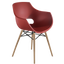 Кресло Papatya Opal-Wox, рама натуральный бук , матовый красный кирпич (818780) - миниатюра 1