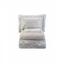 Набор постельное белье с покрывалом и плед Karaca Home Eldora gri 2020-1, евро, серый, 10 предметов (svt-2000022238656) - миниатюра 4