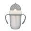 Кружка с силиконовой трубочкой Canpol babies Matte Pastels, 210 мл, серый (56/522_grey) - миниатюра 1