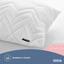 Подушка на блискавці Ideia Nordic Comfort Plus, зі стьобаним чохлом, 70х50 см, білий (8-34694) - мініатюра 6