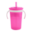 Чашка-контейнер Munchkin Snack and Sip, 266 мл, розовый (012460WWW) - миниатюра 1