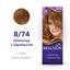 Стойкая крем-краска для волос Wellaton, оттенок 8/74 (шоколад с карамелью), 110 мл - миниатюра 2