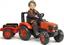 Дитячий трактор Falk 2060AB Kubota на педалях, з причепом, помаранчевий (2060AB) - мініатюра 2