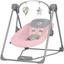 Крісло-гойдалка Lionelo Otto Pink Baby з ігровою дугою, рожеве (LO-OTTO PINK BABY) - мініатюра 1