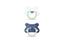 Пустушка силіконова Suavinex Кит, 18+ міс., нічна, синій, 2 шт. (307011) - мініатюра 1
