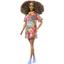 Лялька Barbie Модниця в яскравій сукні-футболці, 30 см (HPF77) - мініатюра 1