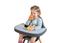 Столик до стільця для годування Childhome Evolu з силіконовим підносом, антрацит (CHEVOTSAA) - мініатюра 5