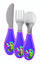 Набор столовых приборов Nuby Попугай, фиолетовый (NV0501003brd) - миниатюра 1