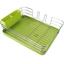 Сушарка для посуду МВМ My Home, з органайзером, зелений (DR-02 GREEN) - мініатюра 1