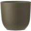 Кашпо Edelman Tusca pot round, 17 см, зеленое (1051613) - миниатюра 1