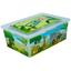 Коробка Qutu Light Box Zoo, с крышкой, 10 л, 14х26х37 см, разноцветная (LIGHT BOX с/к ZOO 10л.) - миниатюра 1