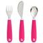 Набір Munchkin Splash: ложка, виделка і ніж, рожевий (012110.01) - мініатюра 1
