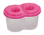 Стакан-непроливайка ZiBi Kids Line, с двумя отделениями, розовый (ZB.6901-10) - миниатюра 1