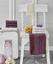 Набор полотенец Karaca Home Delora, 8 шт., сливовый, серый (svt-2000022305983) - миниатюра 2