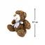 М'яка іграшка Grand Ведмідь з бантом, коричневий, 27 см (2502GMT) - мініатюра 3