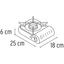 Плита газовая портативная Truper Expert (ESPO-1X) - миниатюра 4