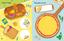 Перша дитяча книга з наклейками Usborne Приймання їжі, англ. мова (9781474986588) - мініатюра 3
