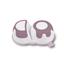 Мисочка з ложечкою двокамерна BabyOno, 350 мл, рожевий (1067/02) - мініатюра 4