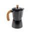 Гейзерная кофеварка Holmer CF-0300-BW Natural 300 мл черная (CF-0300-BW Natural) - миниатюра 2