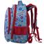 Рюкзак школьный ортопедический Head 4 HD-404, 39х29 см, голубой с красным (501020004) - миниатюра 4