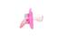 Пустушка силіконова Baby Team, вишнеподібної форми, 0-6 міс., рожевий (3003_розовый) - мініатюра 2