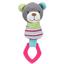 Іграшка для собак Trixie Junior Ведмідь, з кільцем та шурудящим звуком, 28 см (36177) - мініатюра 1