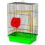 Клетка для грызунов Лорі Хомяк-4, цинк, 33х23х50 см, в ассортименте - миниатюра 1