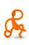 Іграшка-прорізувач Matchstick Monkey Танцююча Мавпочка, 14 см, помаранчева (MM-DMT-005) - мініатюра 2