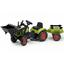 Детский трактор на педалях с прицепом и 2 ковшами Falk Claas Arion, зеленый (2040N) - миниатюра 1