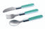 Набір столових приборів Canpol babies (виделка, ложка і ніж), блакитний (9/477_blu) - мініатюра 1