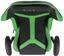 Геймерське крісло GT Racer чорне із зеленим (X-2527 Black/Green) - мініатюра 10