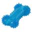 Игрушка для собак Fox Кость шипованная, TPR, 9 см, голубая - миниатюра 1