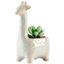 Горщик зі штучною рослиною МВМ My Home Жираф, 15,5 см, білий (DH-FLOWERS-20 GREEN/WHITE) - мініатюра 1