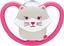 Силиконовая пустышка Nuk Space Кошка, 6-18 мес., розовый (3952335) - миниатюра 1