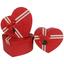 Набір подарункових коробок UFO серце 3 шт. (M53310-001 Набір 3 шт RED HEART серд.) - мініатюра 1