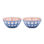 Набір салатників Guzzini, 12 см, 2 предмети, синій з рожевим (279412160) - мініатюра 1