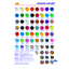 Термомозаїка Hama Midi Набір кольорових намистин, 30000 елементів (208-00) - мініатюра 2