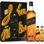 Набор виски Johnnie Walker Black Label Blended Scotch Whisky 40% 0.7 л + Double Black 40% 0.05 л + Gold Reserve 40% 0.05 л - миниатюра 1