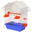 Клетка для птиц Лорі Малый Китай, цинк, 28х18х40 см, в ассортименте - миниатюра 2