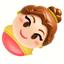 Бальзам для губ Lip Smacker Disney Emoji Belle Пелюстки троянди 7.4 г (459514) - мініатюра 1