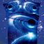 Комплект постільної білизни Love You Космос 5, полісатин, євростандарт, синій (56001) - мініатюра 1