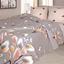 Комплект постільної білизни Ярослав, двоспальний, бязь, 220х200 см, сірий з персиковим (45208) - мініатюра 1