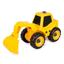 Трактор с экскаваторной установкой Kaile Toys, желтый (KL702-1) - миниатюра 2