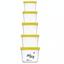 Набір харчових контейнерів з різьбленням Stenson 5 шт. жовті (25567) - мініатюра 1