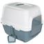 Туалет для котів Stefanplast Cathy Comfort з фільтром 58х45х48 см білий/блакитний (97957) - мініатюра 1