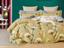 Комплект постельного белья Ecotton, полуторный, сатин, 215х150 см, золотой (23751) - миниатюра 1